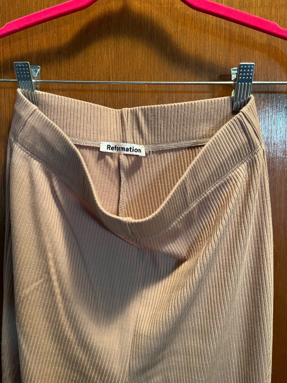 Reformation Ribbed Loungewear Pants